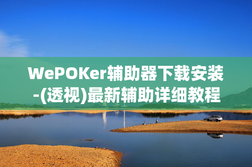 WePOKer辅助器下载安装-(透视)最新辅助详细教程