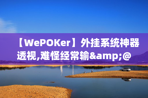 【WePOKer】外挂系统神器透视,难怪经常输&@2024,哔哩哔哩