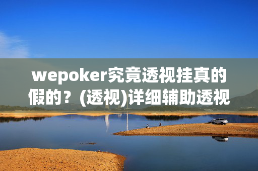 wepoker究竟透视挂真的假的？(透视)详细辅助透视教程